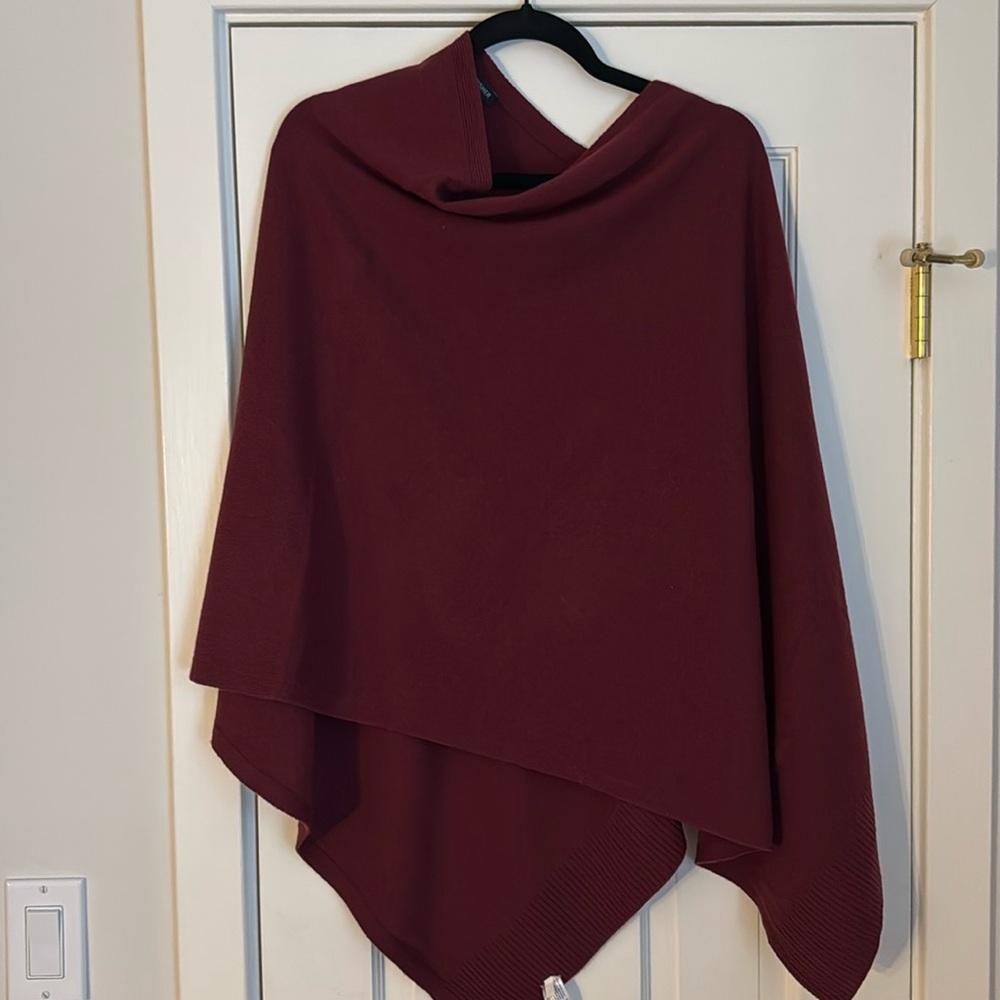 Eileen Fisher Wool Poncho
